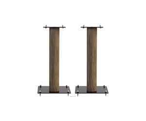 Norstone Stylum 1 Speaker Stand Stable Metal Holds up to 50 kg (50 cm), Oak (Decor))