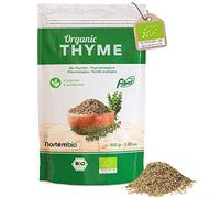 Nortembio Organic Dried Thyme 100 g. 100% Natural Origin. Thyme Rubbed without Additives or Preservatives. Gently Dried Thyme Leaves. Thyme Powder for Infusions and Natural Remedies.