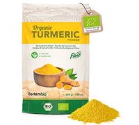 Nortembio Organic Turmeric Powder 200 g. 100% Natural Origin. Gourmet Quality. Vegan & Gluten Free Ground Turmeric. No Additives or Preservatives. Zip Closure Packaging. Recipes e-Book Included.