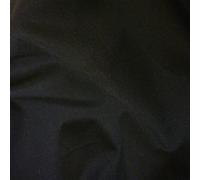 Nortex Mill Black Double Width (94") Polycotton Sheeting Fabric (Per Metre)