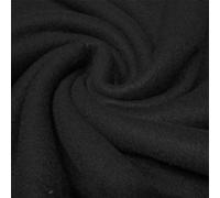 Nortex Mill Soft Black Anti Pil Polar Fleece Fabric (Per Metre)