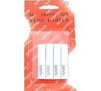 Nortexx Iron-On Clothes Labels, White