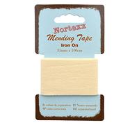 Nortexx Iron On Fabric Repair Tape, Cream - Durable Mending & Patching Solution for Clothing