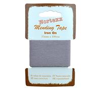 Nortexx Iron On Repair Tape-Grey, 100% Cotton, 14 x 8 x 1 cm