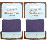Nortexx Iron On Repair Tape, Navy, 14 x 8 x 1 cm (Pack of 2)