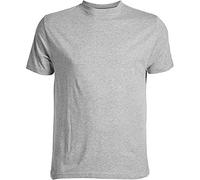 North 56*4 Mens Extra Tall Plain Crew Neck Tee Shirt (99010) in Grey Melange in LT