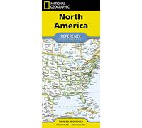 North America With Flags and Facts Map (National Geographic Reference Map)