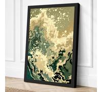 North America Topography Canvas Wall Art Print 30x20 Inch