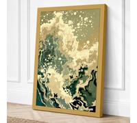 North America Topography Canvas Wall Art Print 30x20 Inch