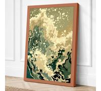 North America Topography Canvas Wall Art Print 30x20 Inch
