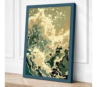 North America Topography Canvas Wall Art Print 30x20 Inch