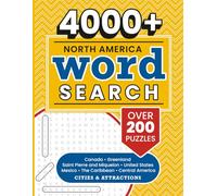 North America Word Search: Over 200 North America themed word search puzzles featuring: Canada, Greenland, Saint Pierre and Miquelon, United States, Mexico, The Caribbean, Central America
