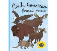 North American Animals Coloring Book for Kids with Activities