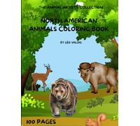 north american animals coloring book: the animals artist's collection