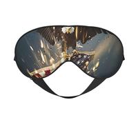 North American Bald Eagle Print Sleep Mask Eye Masks Blindfold Eye Cover Eyeshade for Night Sleeping Travel Airplane Ues