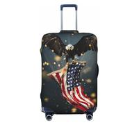 North American Bald Eagle1 Travel Luggage Covers - Elasticity Suitcase Covers Protector for Luggage 18-32 Inch
