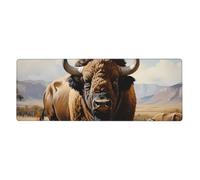 North American Bison Herd Mouse pad, Extended Desktop pad, Suitable for Office, e-Sports and Gaming Mouse Pads.