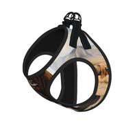 North American Bison Herd Print Soft Pet Harness and Leash Set, Adjustable Mesh Puppy Vest Harness for Small Medium Large Dogs and Cats