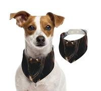 North American Bison,Pet Bib Scarf Cats Dog Bandana Dogs Towel Bib Adjustable Pet Scarf,M