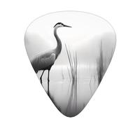 North American crane Patterned guitar picks - (thin/medium/thick) free to choose, suitable for all kinds of string instruments,