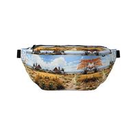 North American Farmscape Versatile Fanny Packs, Sporty & Unisex Hip Bag - A Perfect Choice for Everyday and Travel Use