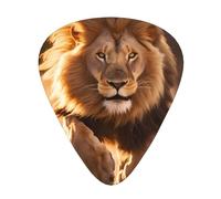 North American Lion Running Patterned guitar picks - (thin/medium/thick) free to choose, suitable for all kinds of string instruments,