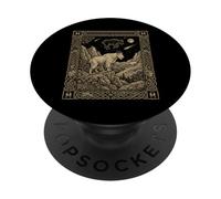 North American Mountain Goat Constellation Tarot Card PopSockets Adhesive PopGrip