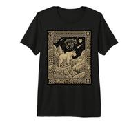 North American Mountain Goat Constellation Tarot Card Premium T-Shirt