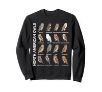 North American Owls Sweatshirt