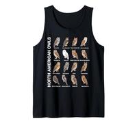 North American Owls Tank Top