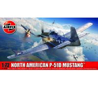 North American P-51D Mustang 1:72 Plastic Model Kit by AIRFIX