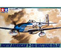 North American P-51D Mustang 8Th AF 1:48 Plastic Model Kit TAMIYA