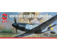 North American P-51D Mustang Airfix Model Plane Kit Aircraft 1:24 Scale 238pcs