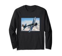 North American T-28C Trojan WW2 & Vietnam Aviation History Long Sleeve T-Shirt