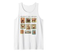 North American Wildlife Tshirt Vintage 90s Retro Forest Tank Top