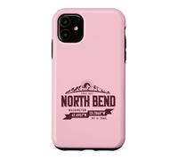 North Bend Washington Mountain Trail Coordinates Souvenir Case for iPhone 11