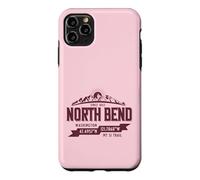 North Bend Washington Mountain Trail Coordinates Souvenir Case for iPhone 11 Pro Max