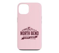 North Bend Washington Mountain Trail Coordinates Souvenir Case for iPhone 13