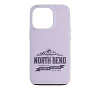 North Bend Washington Mountain Trail Coordinates Souvenir Case for iPhone 13 Pro