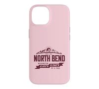 North Bend Washington Mountain Trail Coordinates Souvenir Case for iPhone 14