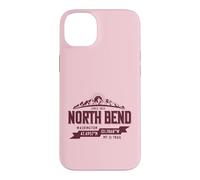 North Bend Washington Mountain Trail Coordinates Souvenir Case for iPhone 14 Plus