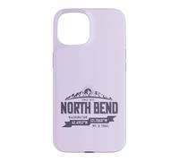 North Bend Washington Mountain Trail Coordinates Souvenir Case for iPhone 15