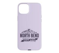 North Bend Washington Mountain Trail Coordinates Souvenir Case for iPhone 15 Plus