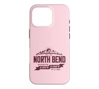 North Bend Washington Mountain Trail Coordinates Souvenir Case for iPhone 16 Pro