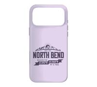 North Bend Washington Mountain Trail Coordinates Souvenir Case for iPhone 17 Pro Max