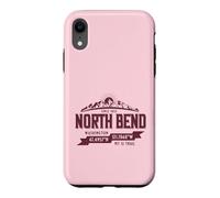 North Bend Washington Mountain Trail Coordinates Souvenir Case for iPhone XR