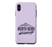 North Bend Washington Mountain Trail Coordinates Souvenir Case for iPhone XS Max