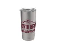 North Bend Washington Mountain Trail Coordinates Souvenir Stainless Steel Insulated Tumbler