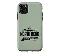 North Bend Washington Mountain Trail Coordinates Vintage Case for iPhone 11 Pro Max