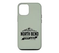 North Bend Washington Mountain Trail Coordinates Vintage Case for iPhone 12/12 Pro